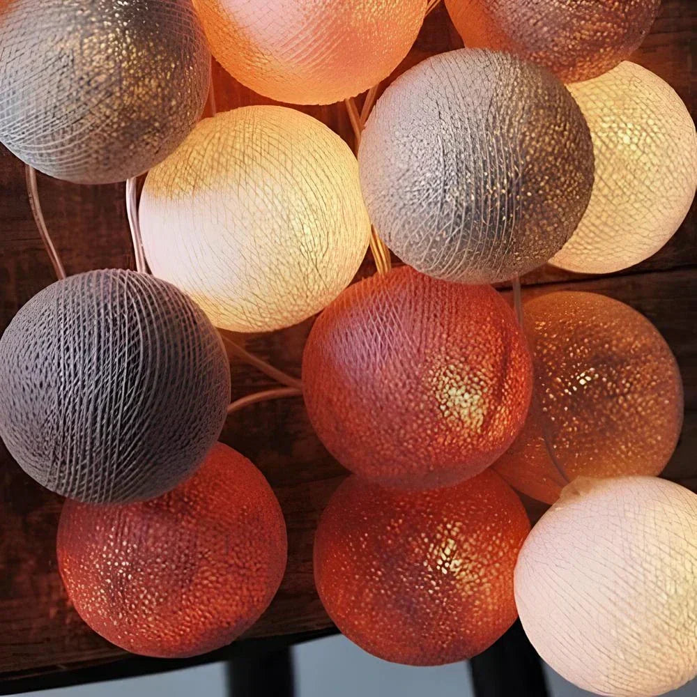 Ball String Lights for Atmospheric Decor