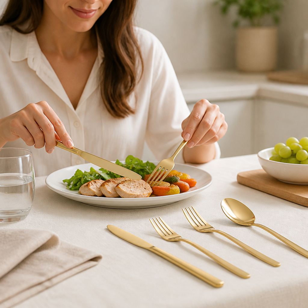 Polished Stainless Steel Cutlery & Tool Set (25/30-Piece)