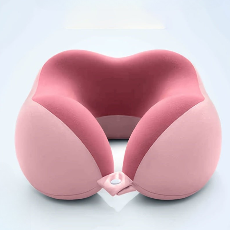 Comfort Travel Pillow with Memory Foam and Washable Cover