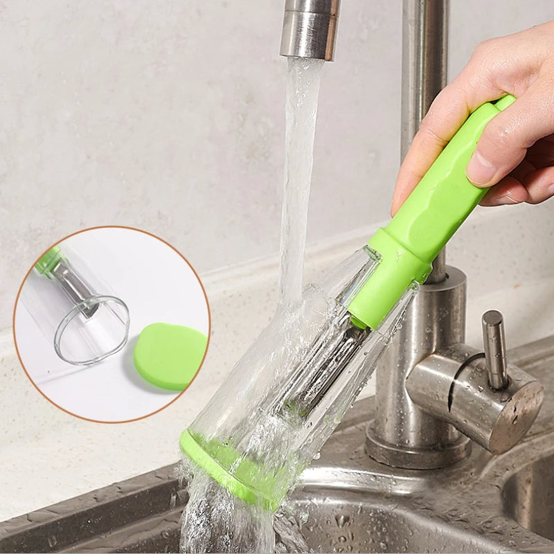 Versatile Fruit and Vegetable Peeler with Integrated Storage