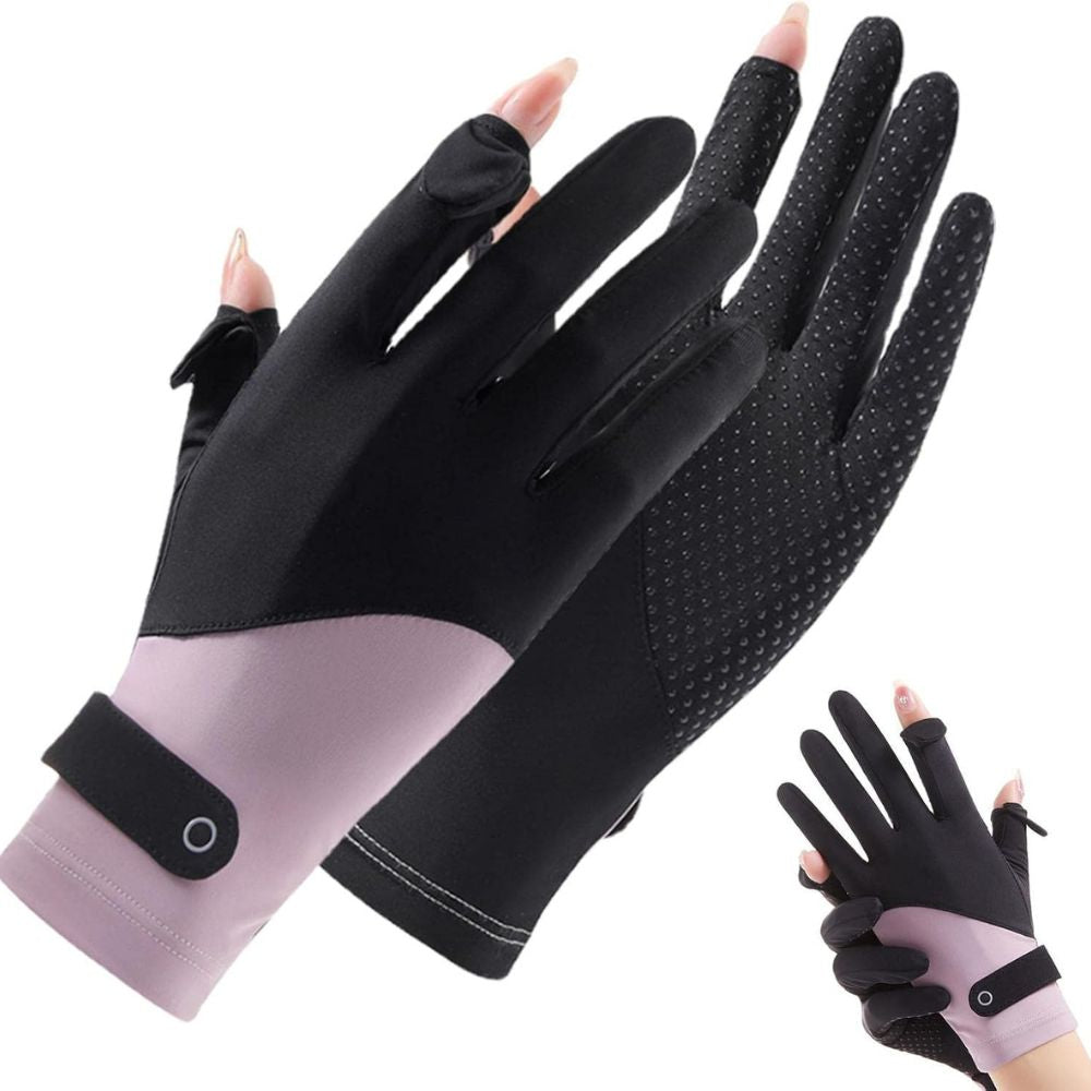 Chic UV Shield Driving Gloves for Women