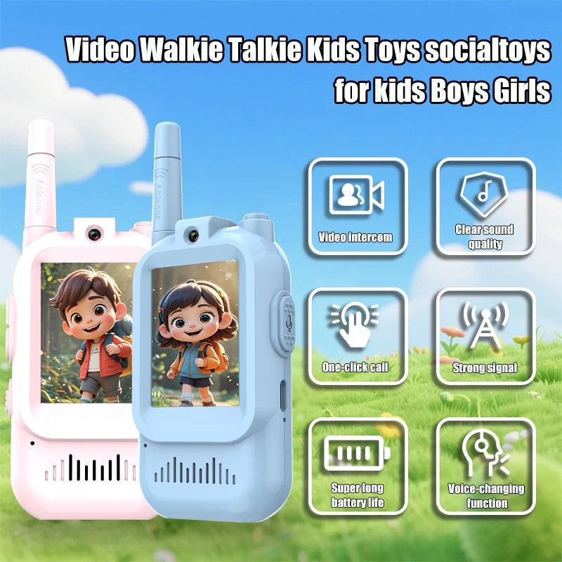 Kids' Video Communication Walkie Talkie Duo