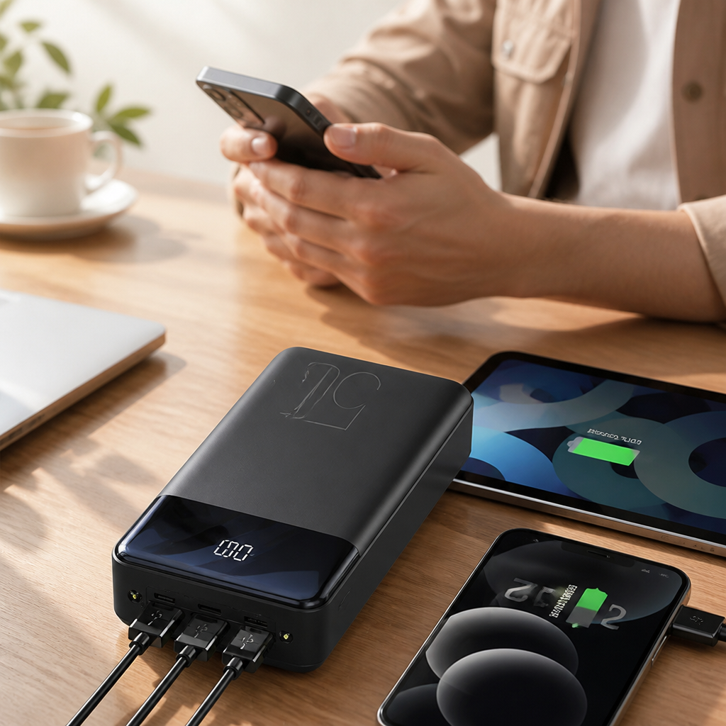 Fast-Charge Multiple-Port Power Bank (100,000mAh)