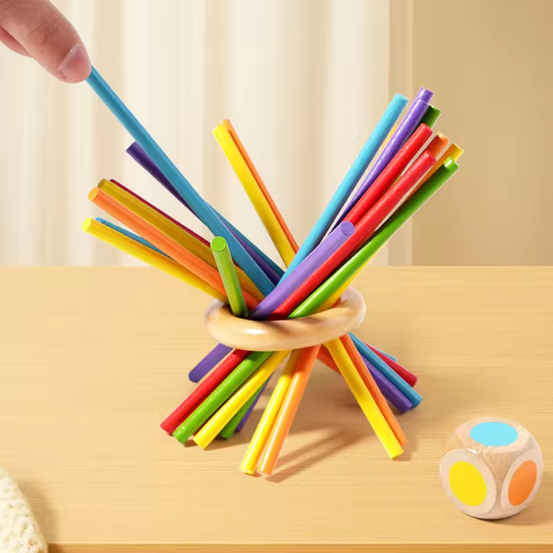 Colorful Stacking Challenge – Develop Fine Motor Skills Ages 3+