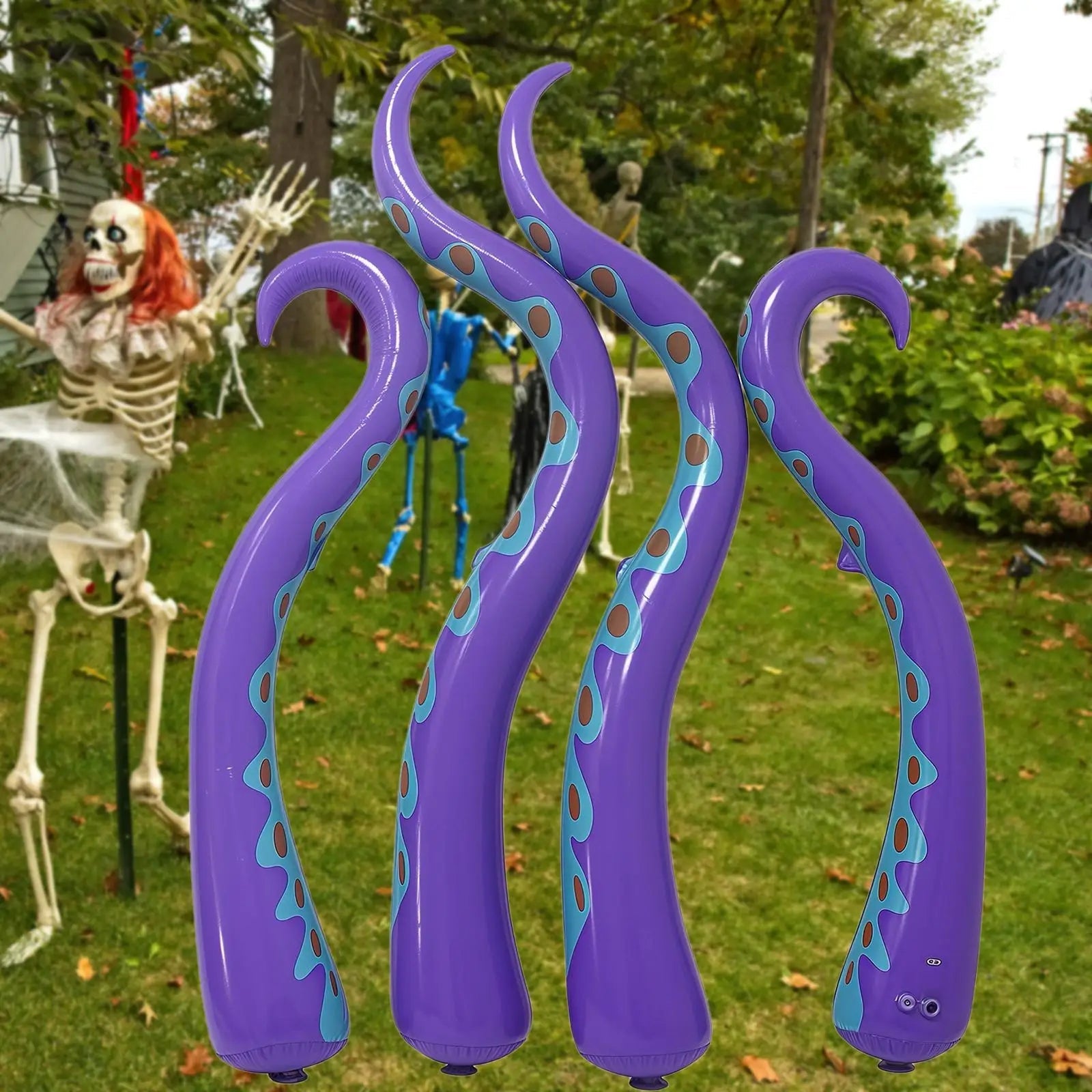 Enormous Inflatable Sea Creature Tentacles for Halloween Fun