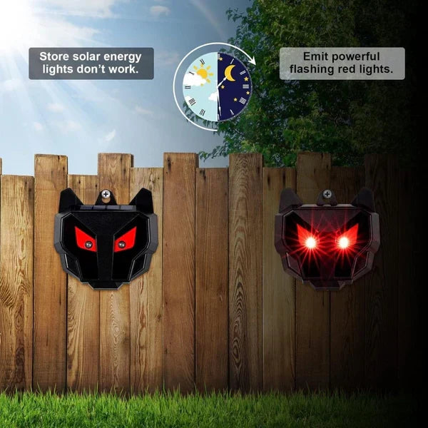 Eco-Friendly Solar Animal Deterrent System - 2 Pack