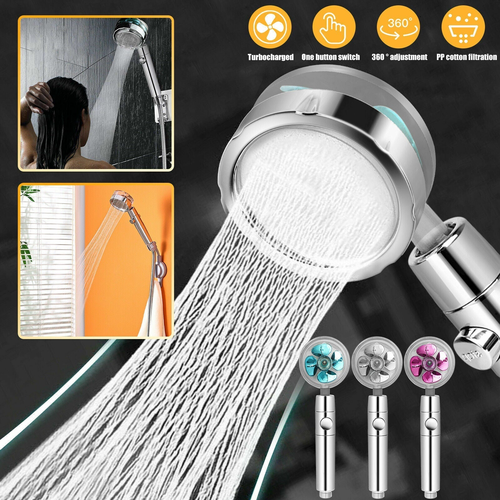 Revitalizing Rainfall Shower Head for Ultimate Relaxation
