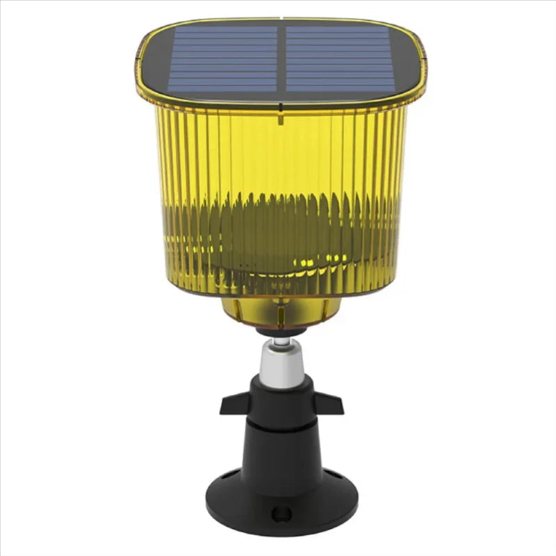 Eco-Friendly Solar Animal Deterrent with Sound & Light Features