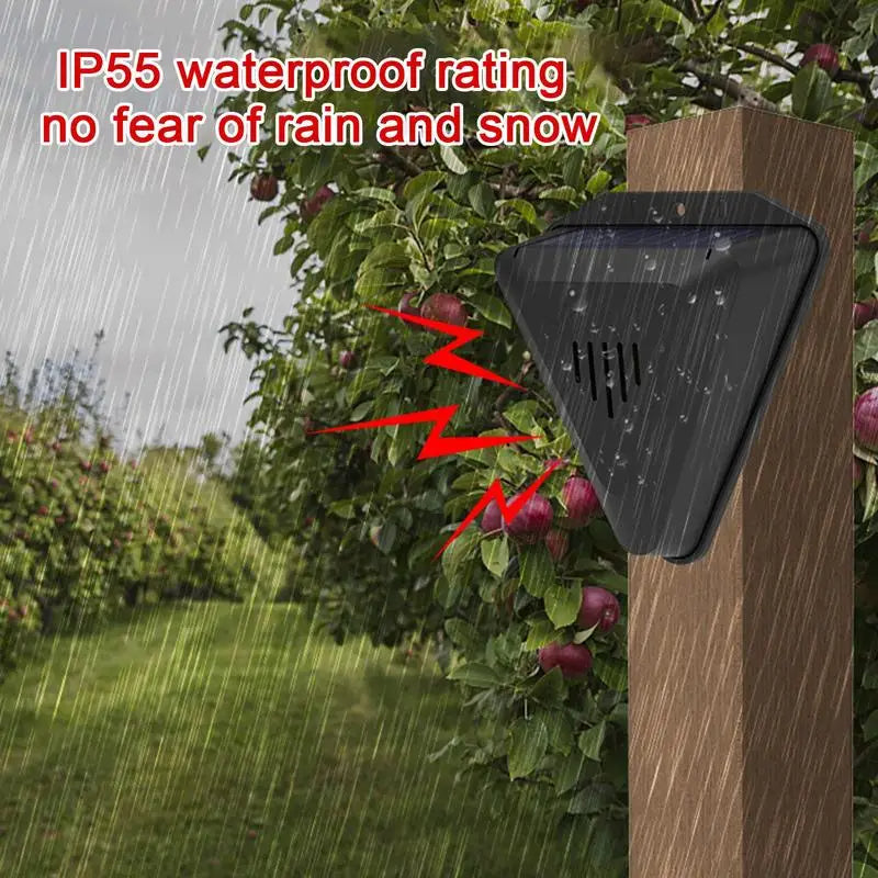 Eco-Friendly Solar Bird Deterrent for Outdoor Spaces