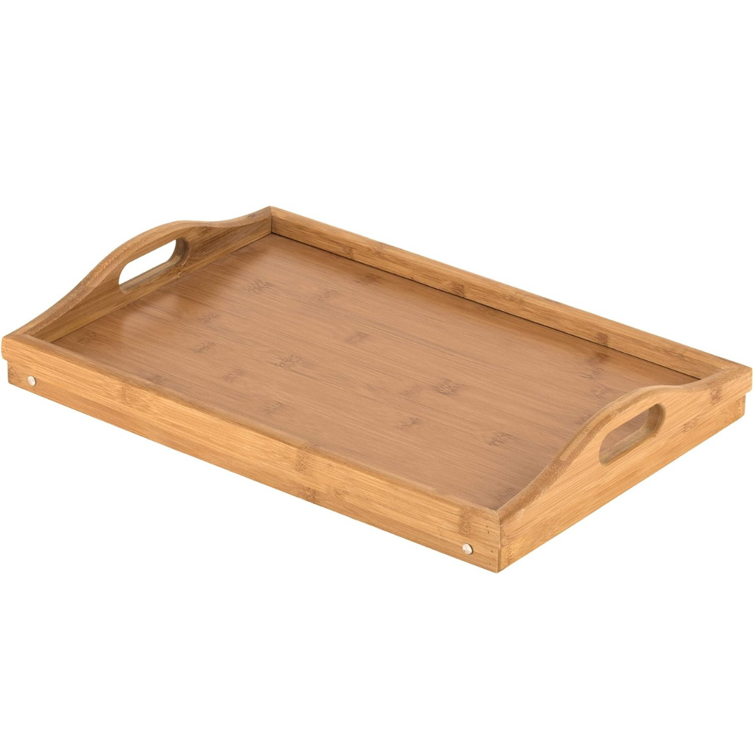Versatile Bamboo Lap Tray for Meals and Work