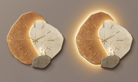 Scandinavian Style Wall Clock with Minimalist Design