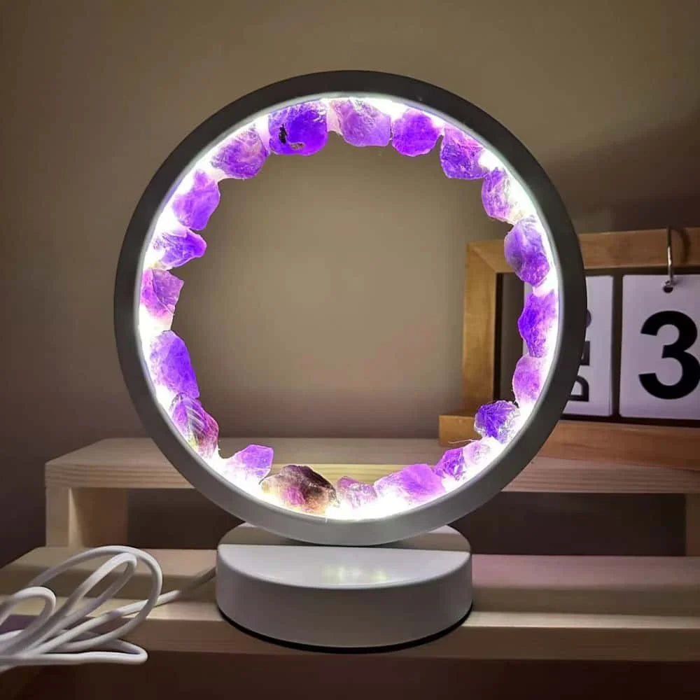 Serenity Glow Crystal Night Light with USB Power