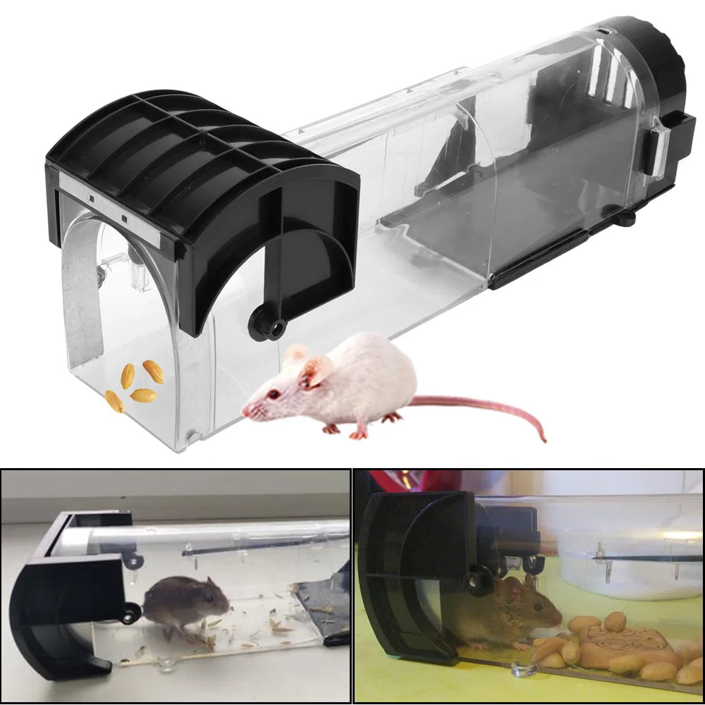 Eco-Friendly Reusable Mouse Catcher with Secure Lock