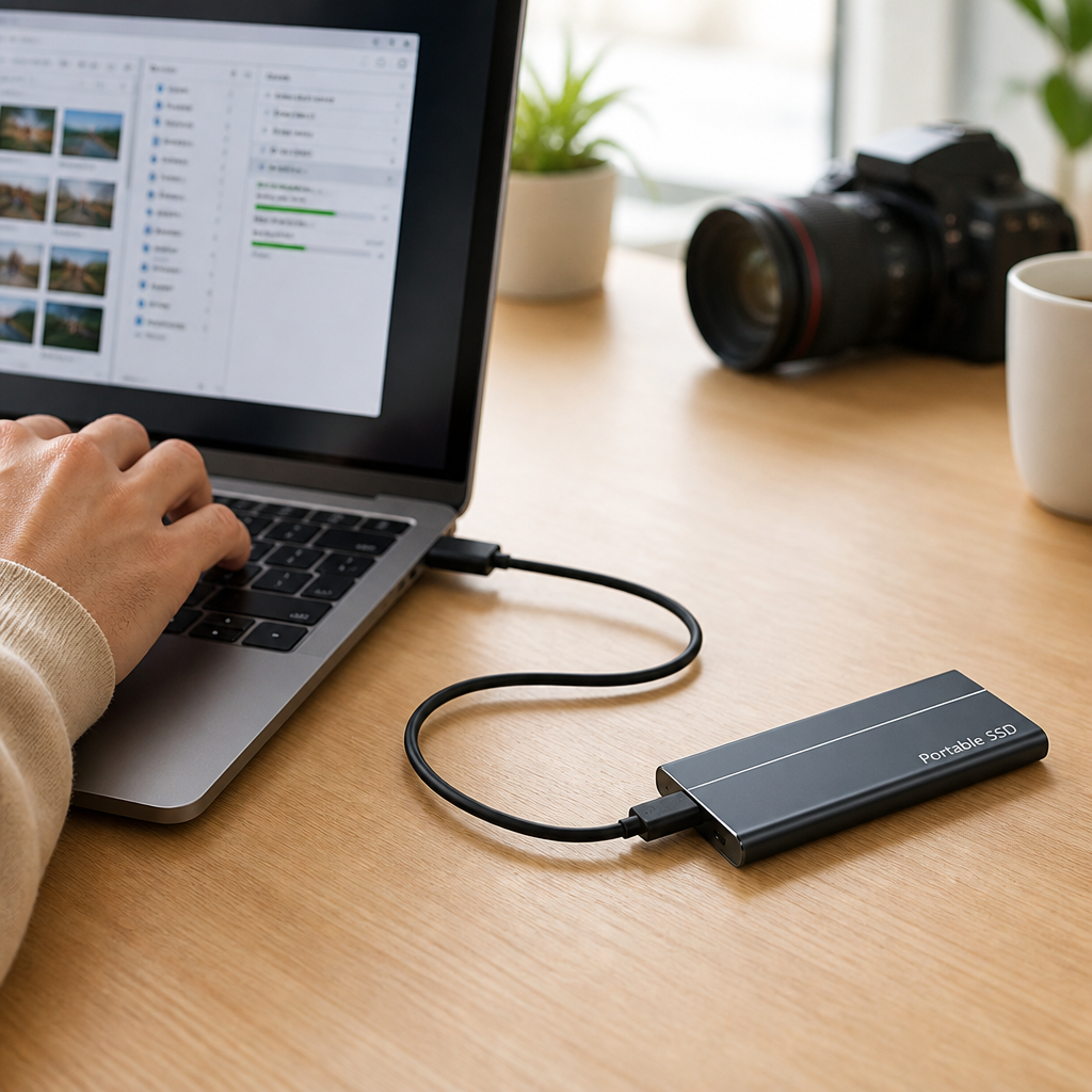 Compact Aluminum Alloy USB-C External SSD