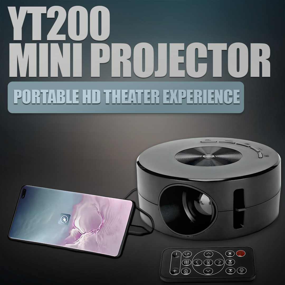 Compact HD Projector – Your Portable Cinema Solution
