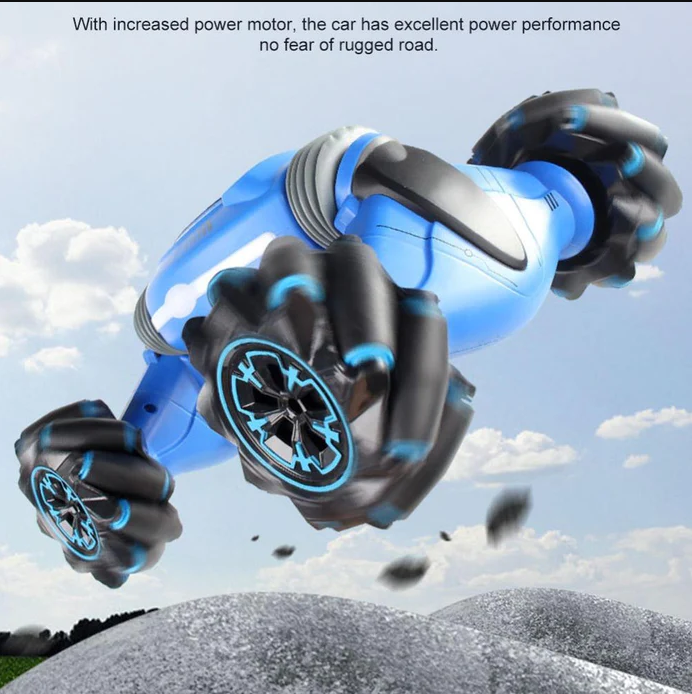 Revolutionary Gesture-Driven Stunt Racer with 360 Spin