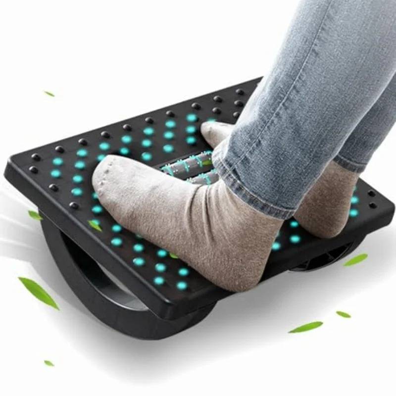 ErgoComfort Adjustable Footrest with Massage Features