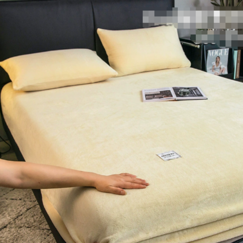 Luxurious Plush Fitted Sheet Set - Soft and Hypoallergenic Bedding