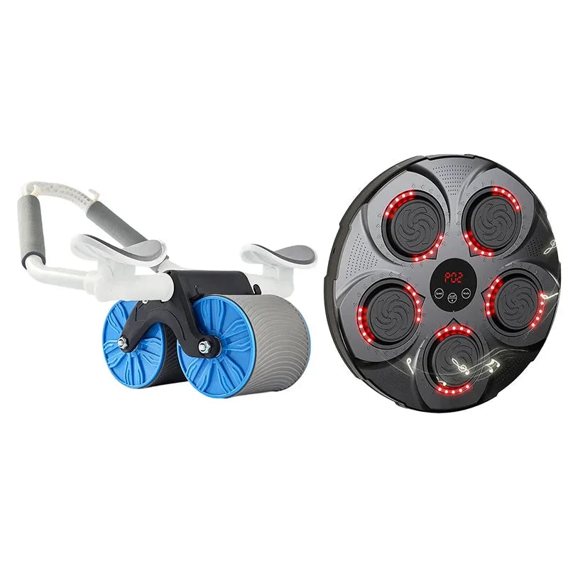 Wall-Mounted Rhythm Punching Trainer | Family Fitness Fun