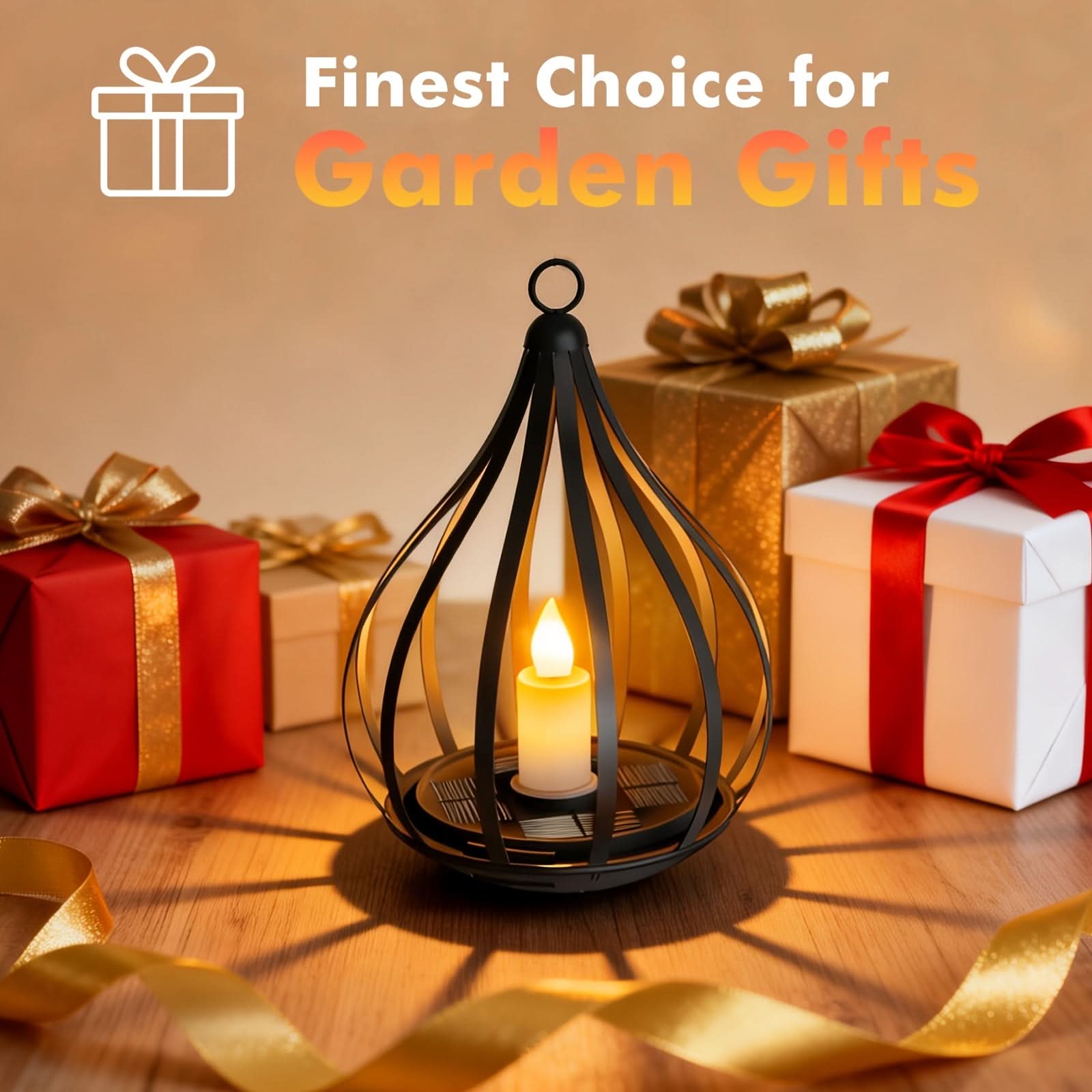SolaraGlow – Elegant Solar-Powered Hanging Lantern