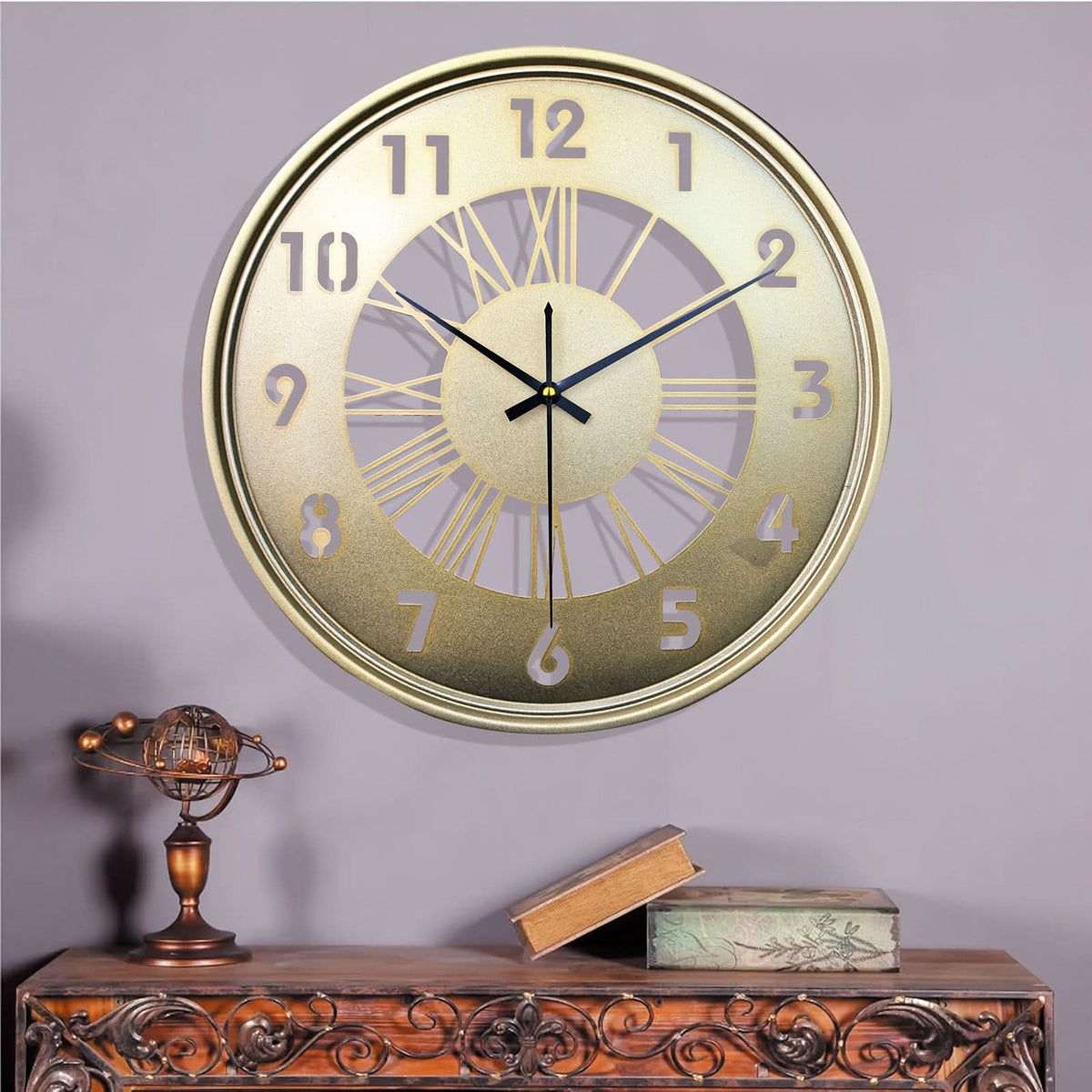 Timeless Minimalist Iron Wall Timepiece