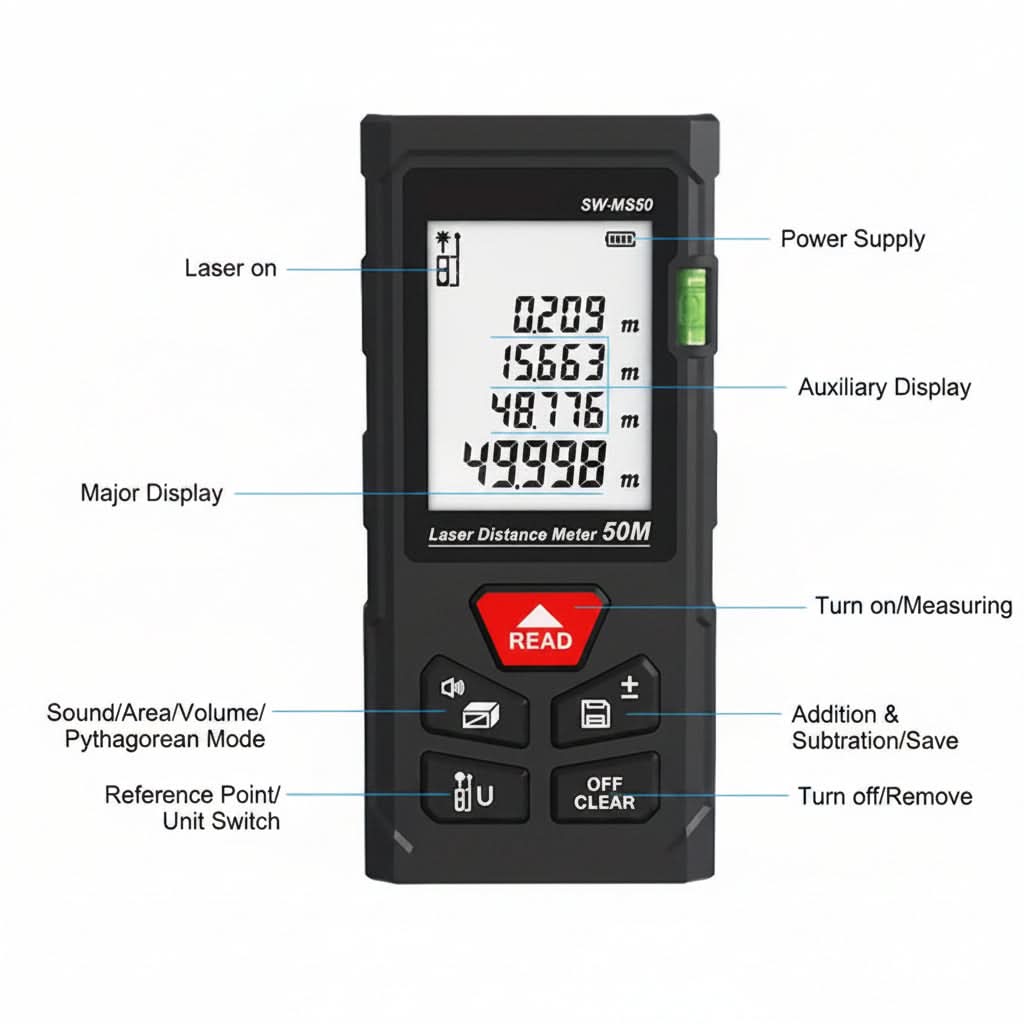 PrecisionPro – Advanced Laser Distance Measurer