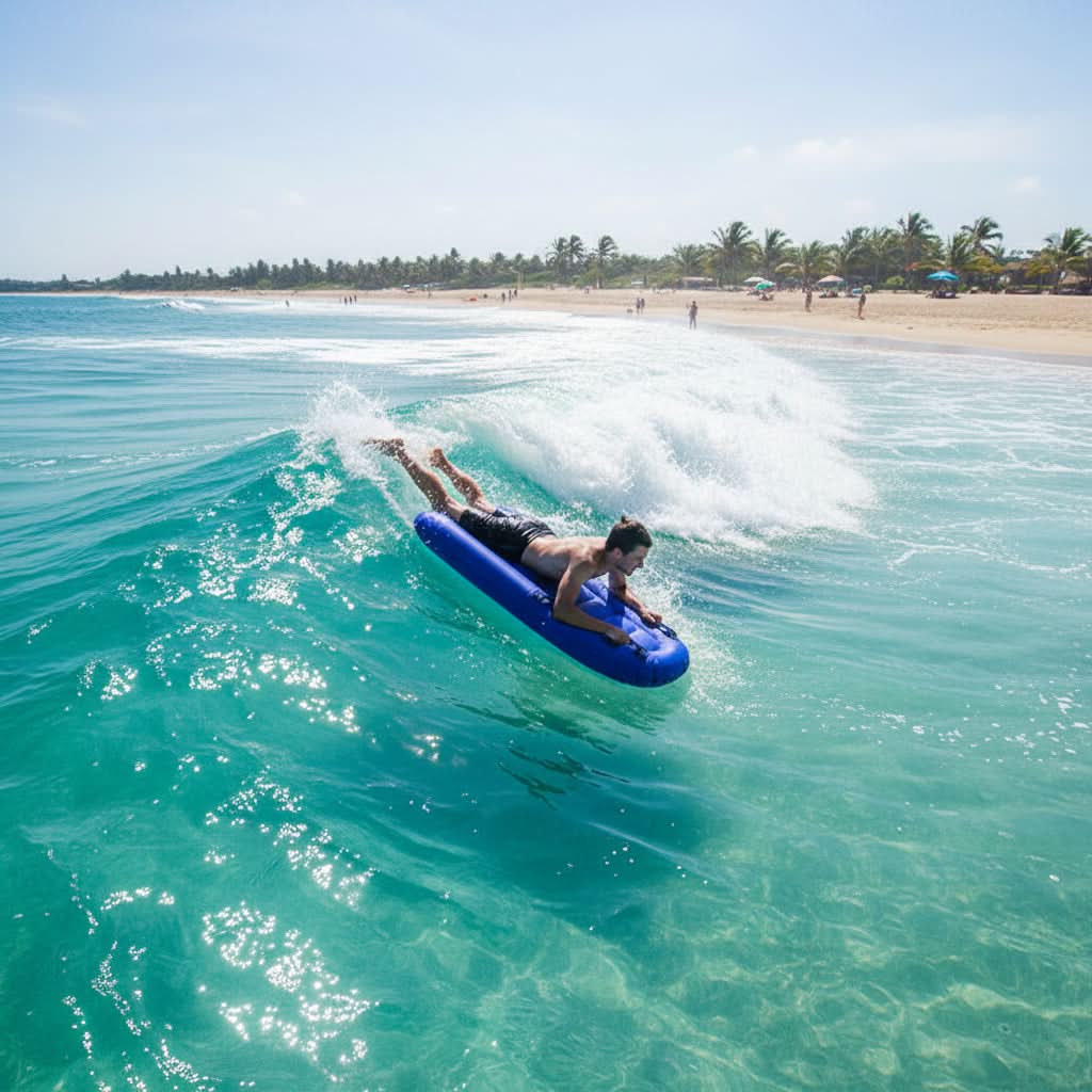 AquaGlide – Inflatable Surfboard Float for Endless Summer Fun