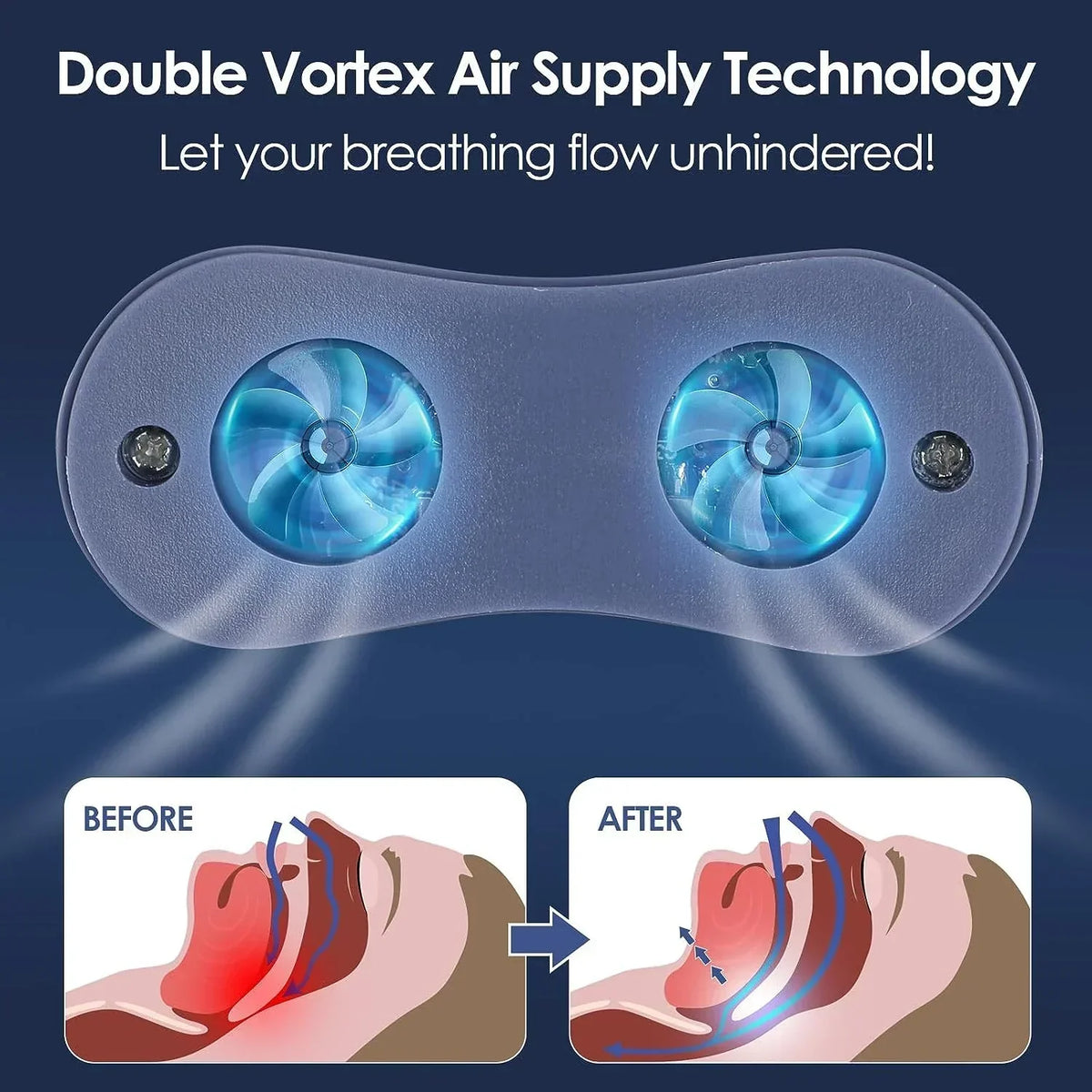 Compact Sleep Aid Device for Travel - Lightweight Snore Relief