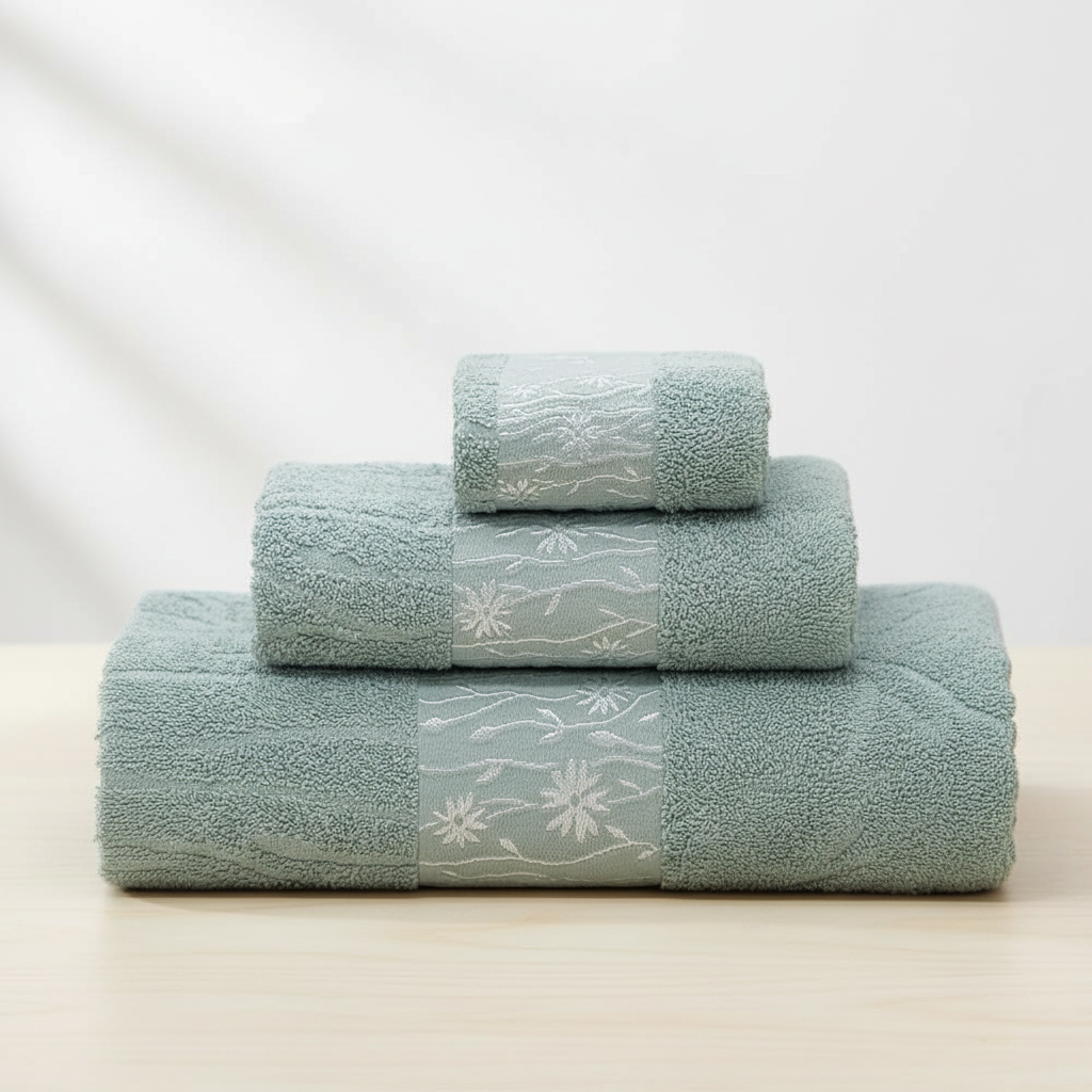 Fuzzy Towel Collection - Set of 3 Pieces