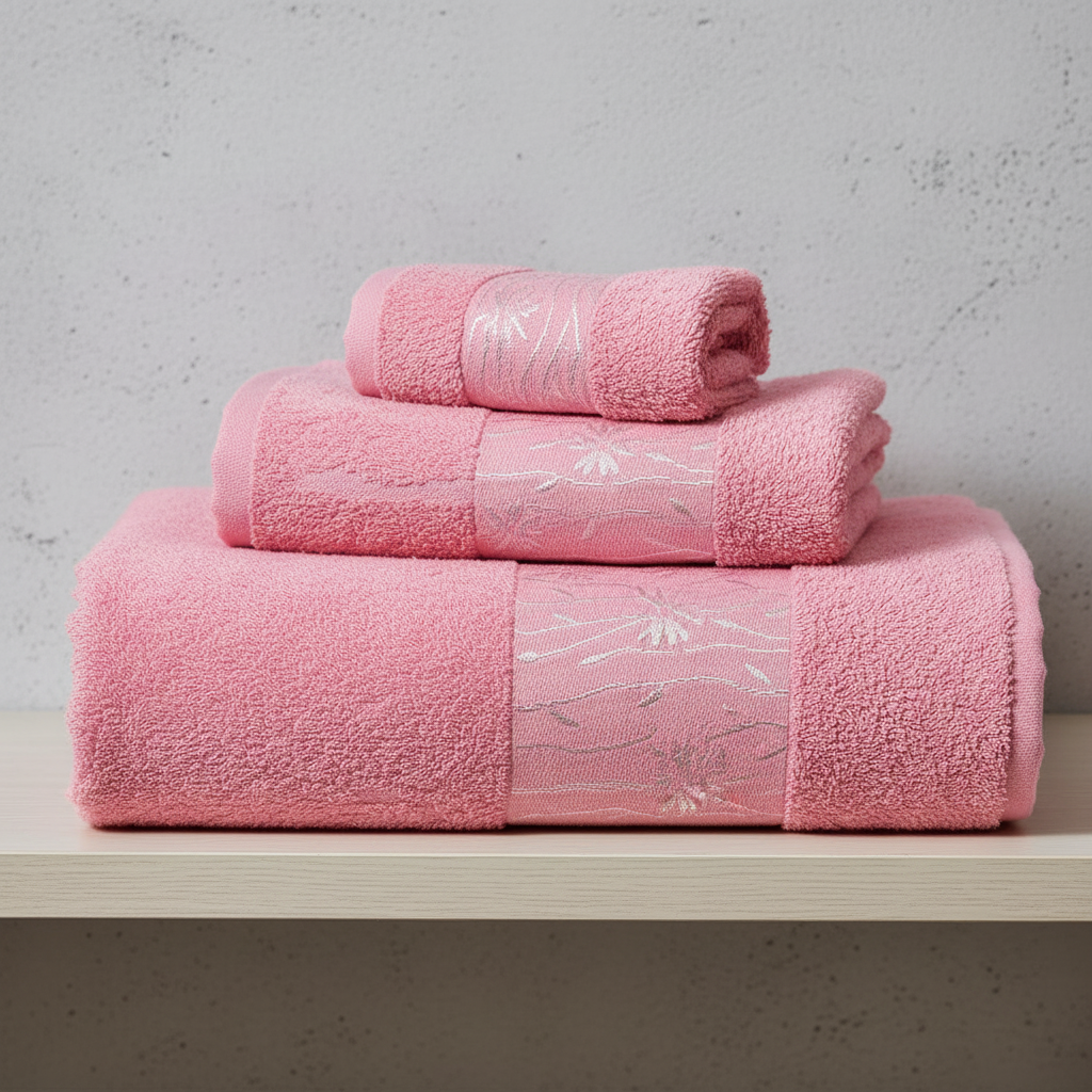 Fuzzy Towel Collection - Set of 3 Pieces