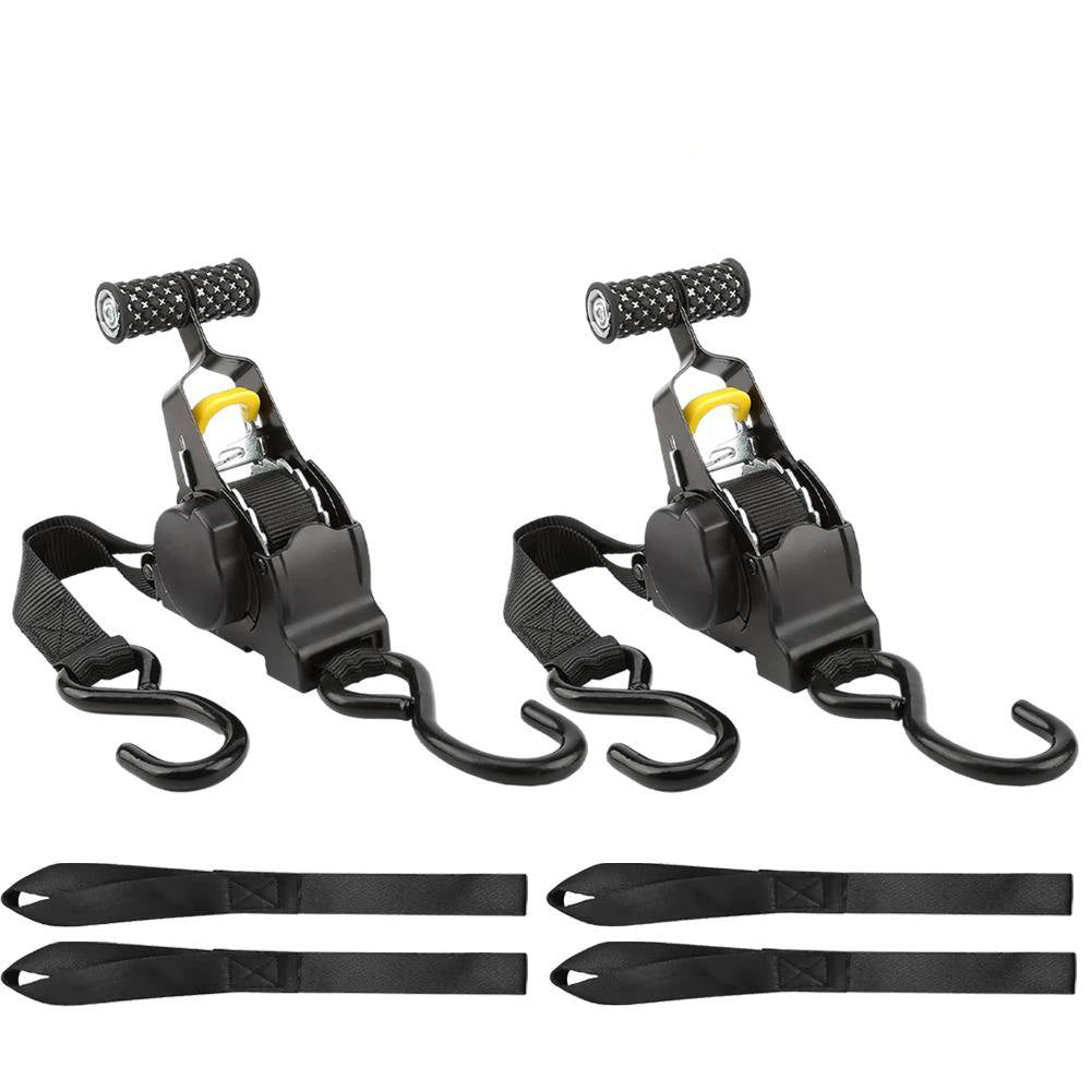 2-Pack Self-Retracting Cargo Straps