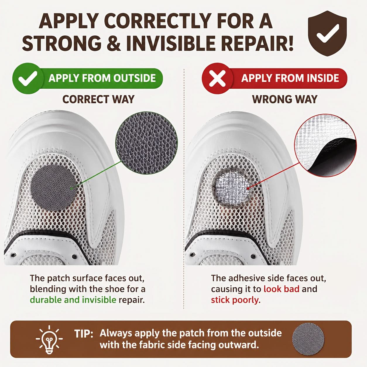 ShoeGuard – Self-Adhesive Patches for Effortless Footwear Care