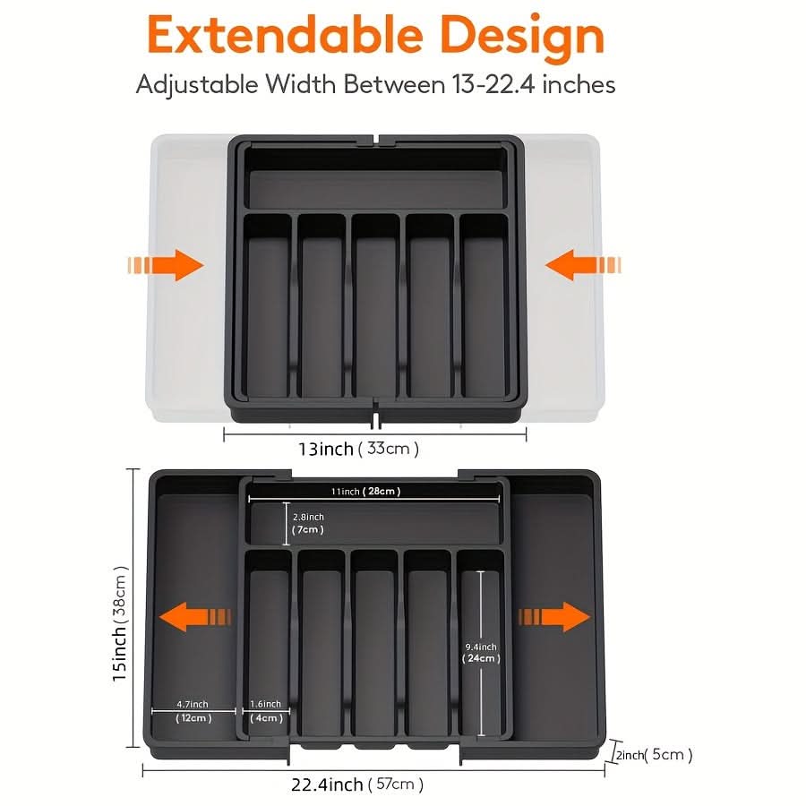 SmartSpace – Adjustable Kitchen Drawer Organizer