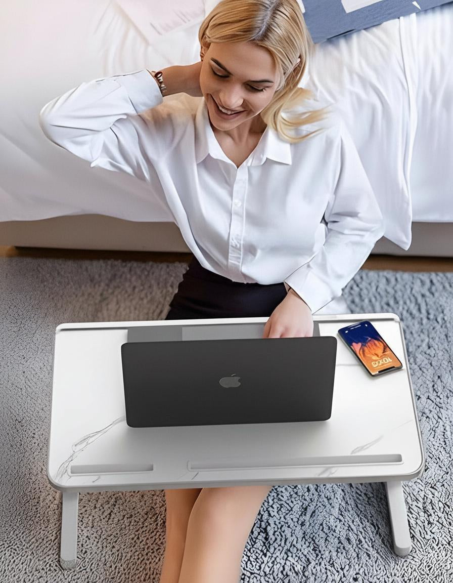 Versatile Bedside Laptop Desk with Adjustable Height