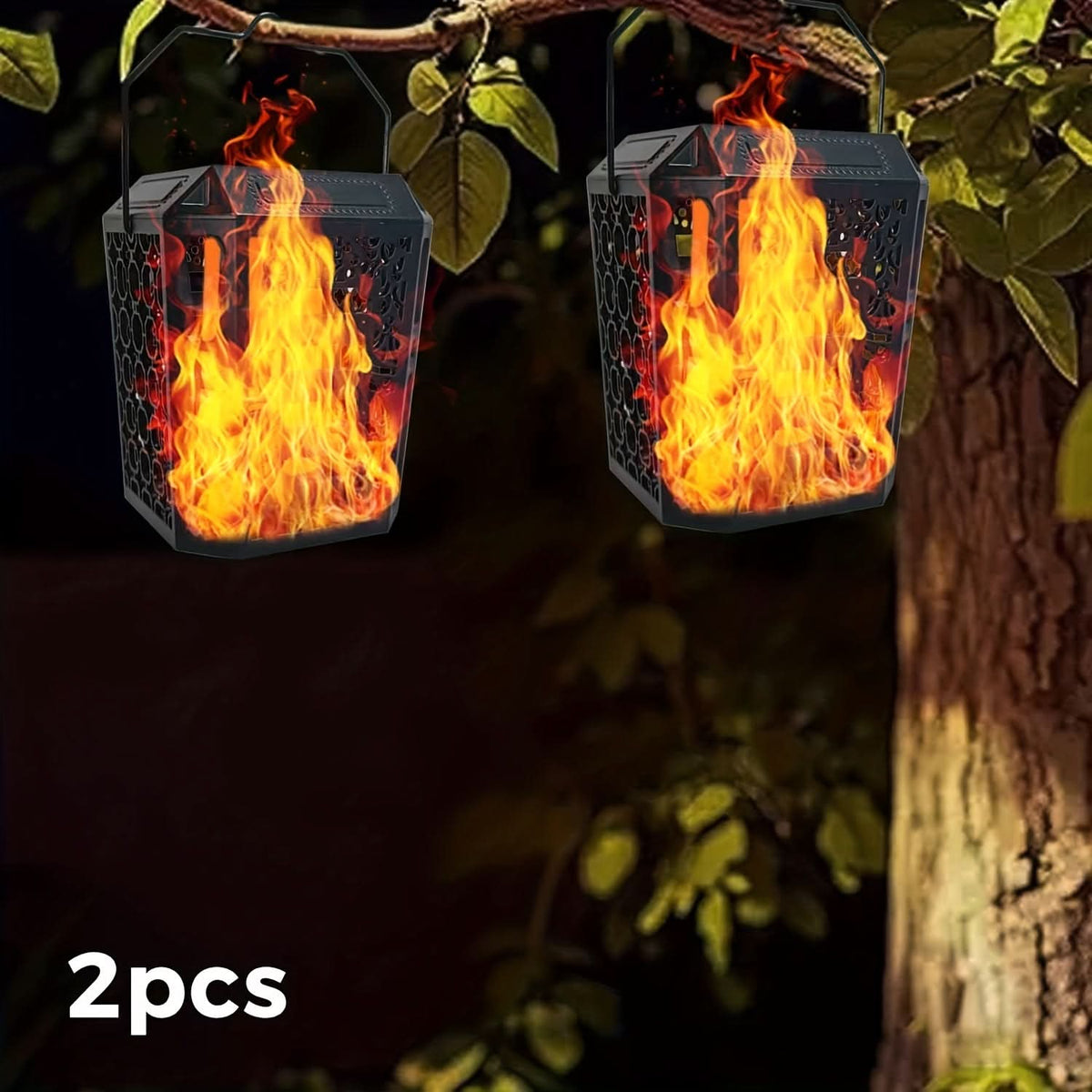 SunGlow Flickering Solar Lantern for Outdoor Ambiance