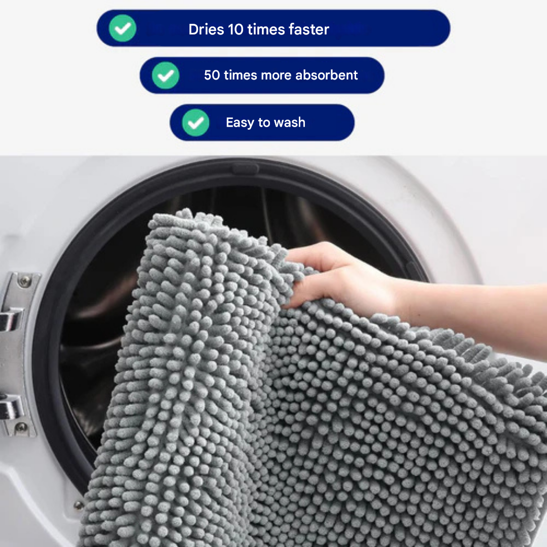 Absorbent Dog Floor Mat for Easy Cleanup – Paw Protection