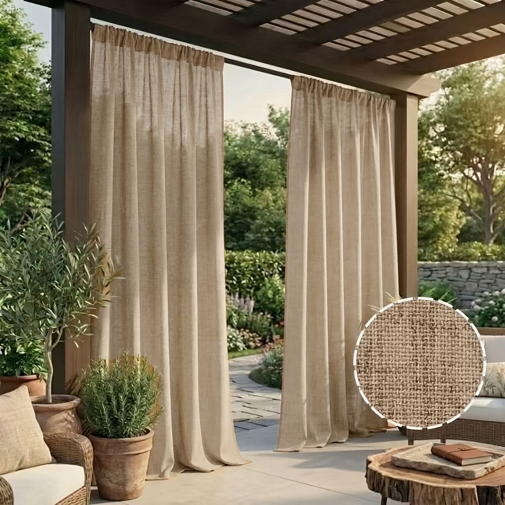 Breezy Haven – Elegant Outdoor Drapes for Stylish Spaces