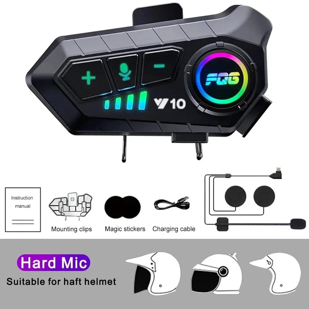 Smart Bluetooth Communication System for Motorcycle Helmets