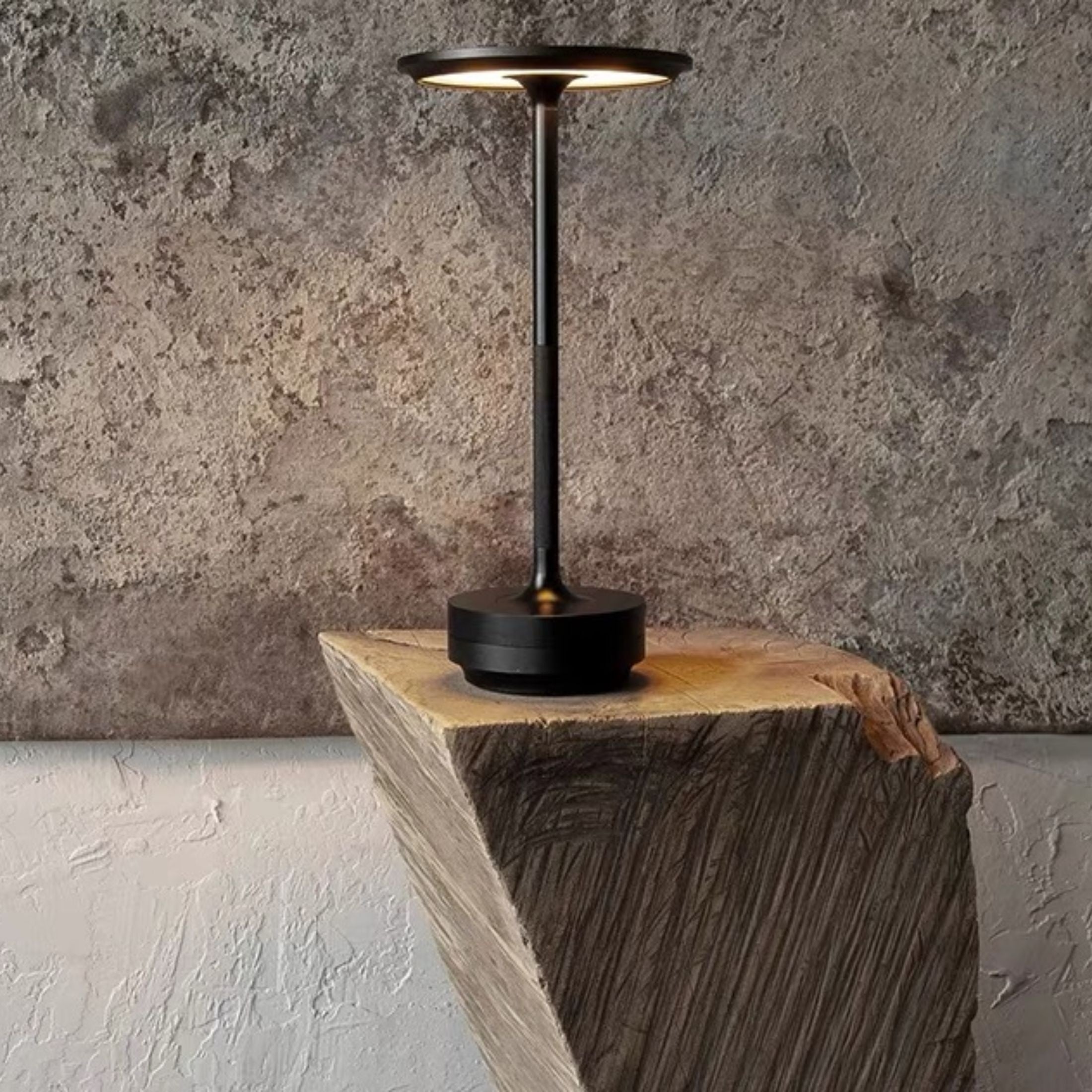 Touch-Controlled LED Table Lamp in Japanese Design - Zen Inspired