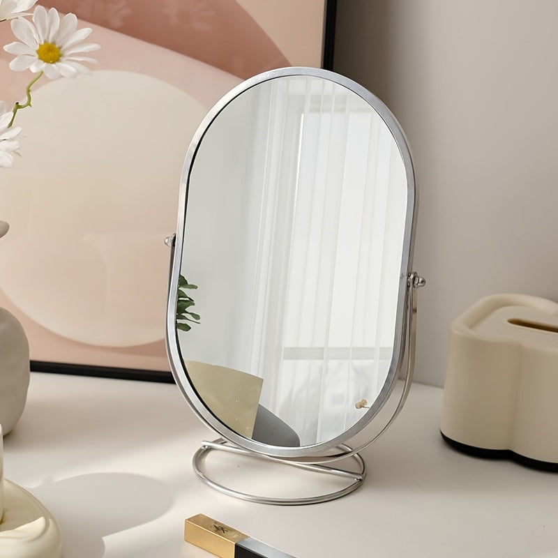 Elegant Rotating Vanity Mirror for Effortless Grooming