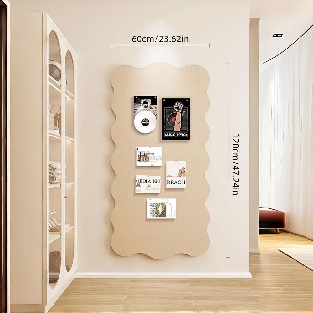 Chic Felt Notice Board with Elite Push Pins