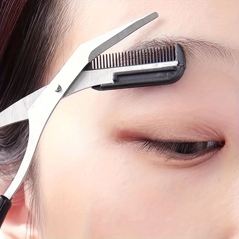 BrowPerfect – Precision Scissors with Mini Comb Trimmer
