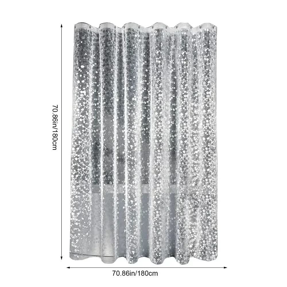 AquaGuard – Stylish Waterproof Shower Curtain with Pebble Design