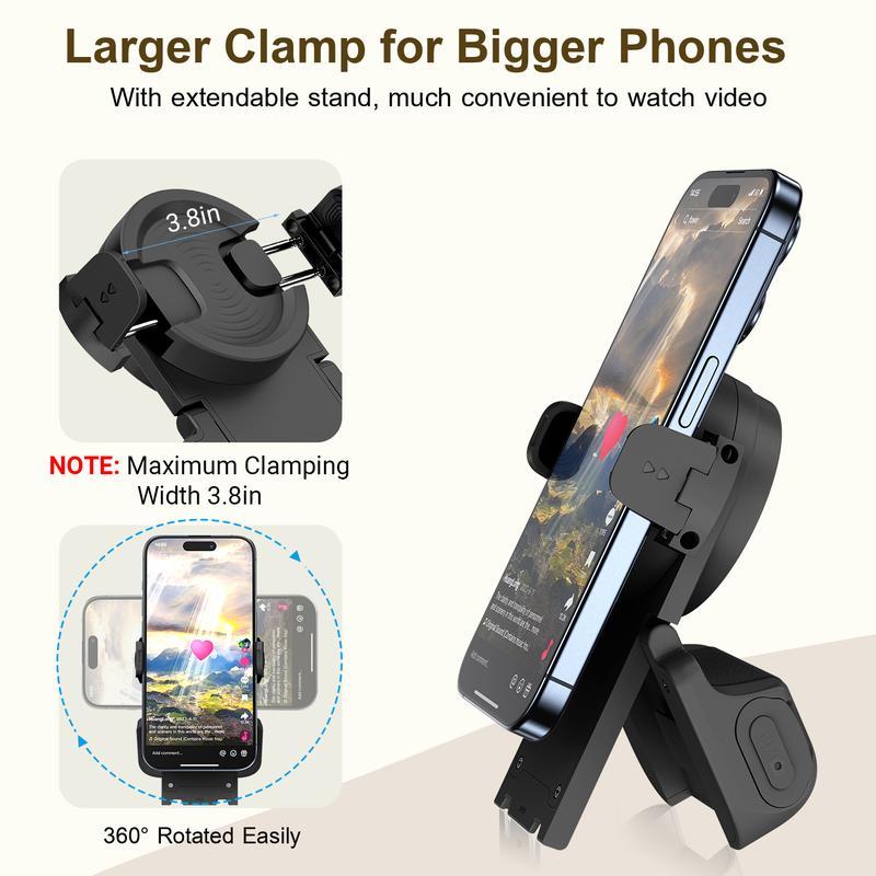 ErgoSnap: Bluetooth Remote Smartphone Stabilizer with 180° Rotation