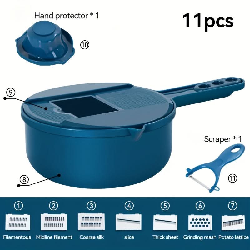 VeggieMaster Pro – 12-in-1 Kitchen Chopper & Slicer