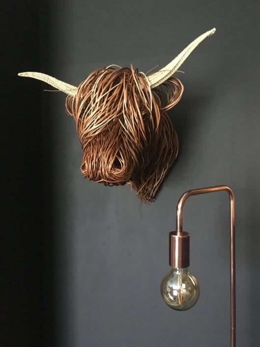 Cow Wall Art Decor – Bowie Inspired Design