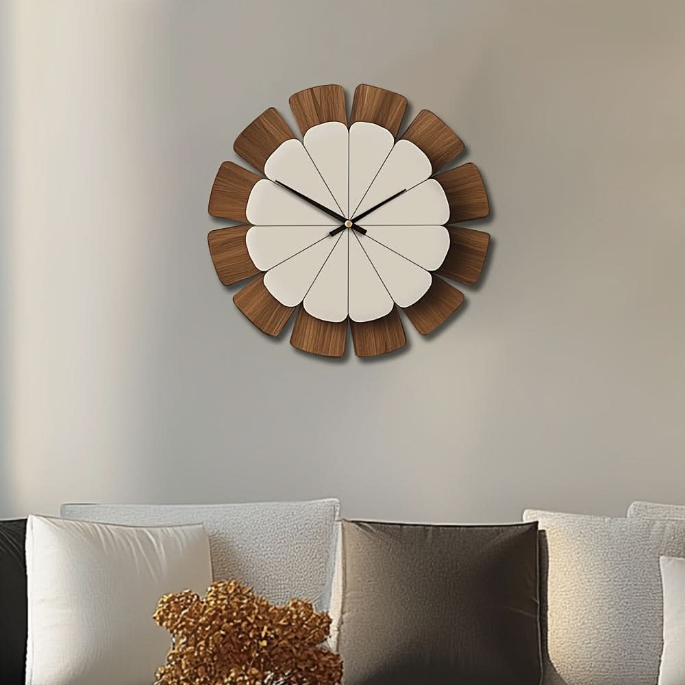 TimberCircle Battery-Powered Classic Wall Clock