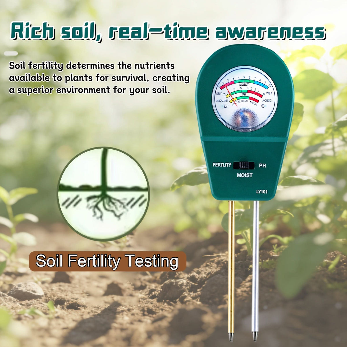 EcoGrow – All-in-One Soil Health Monitor