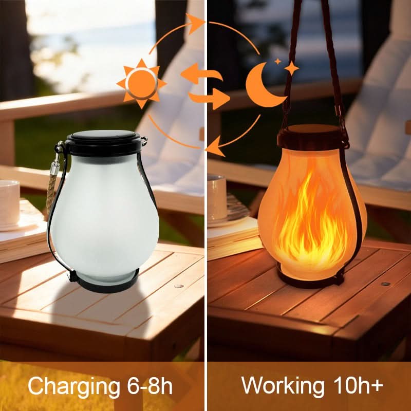 Luminara Glow – Solar-Powered Flickering Lantern Set