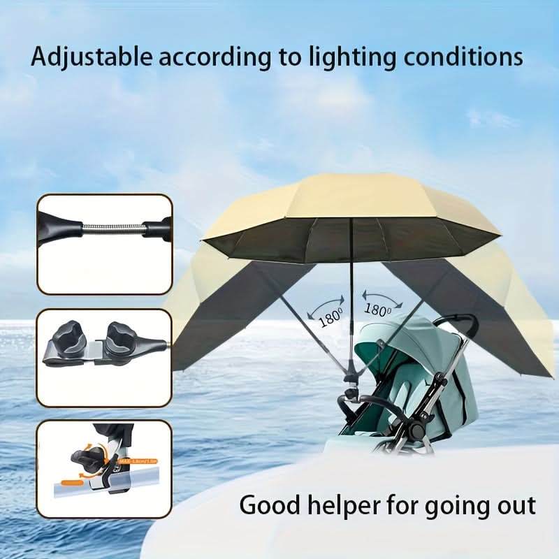 ShadeBuddy – Adjustable Sunshade for Strollers and Trolleys